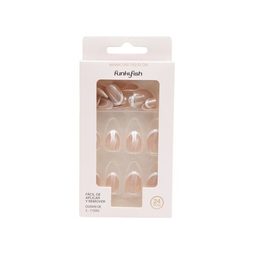 Uñas Postizas Funky Fish Blanco