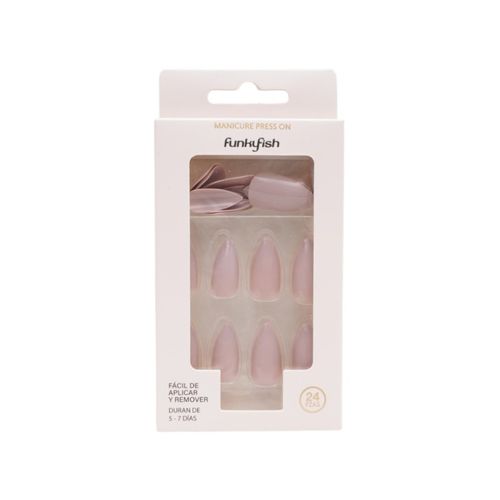 Uñas Postizas Funky Fish Palo De Rosa