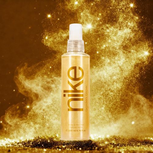 Nike golden hair & body mist glow woman