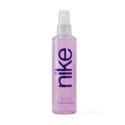 Nike purple hair & body mist glow woman 200ml