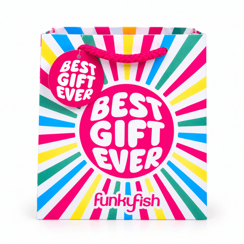 Fundas de papel funky fish pequeña regalo