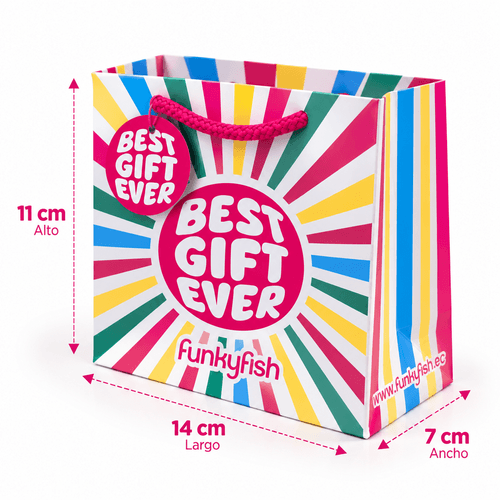 Fundas de papel funky fish pequeña regalo