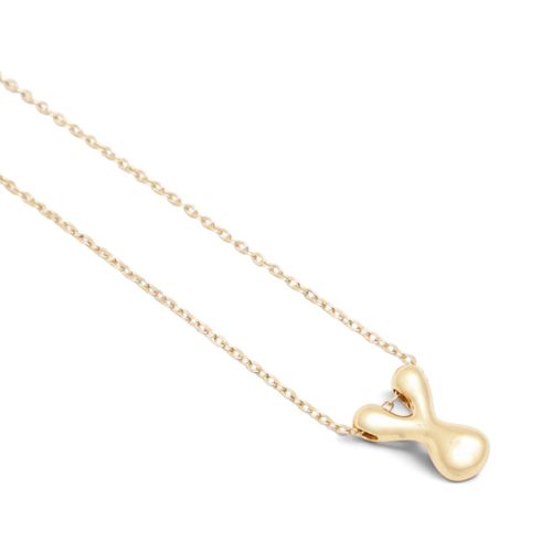 Collar funky fish dorado letra Y