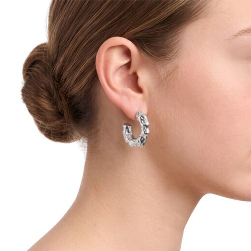 Aretes funky fish plateado