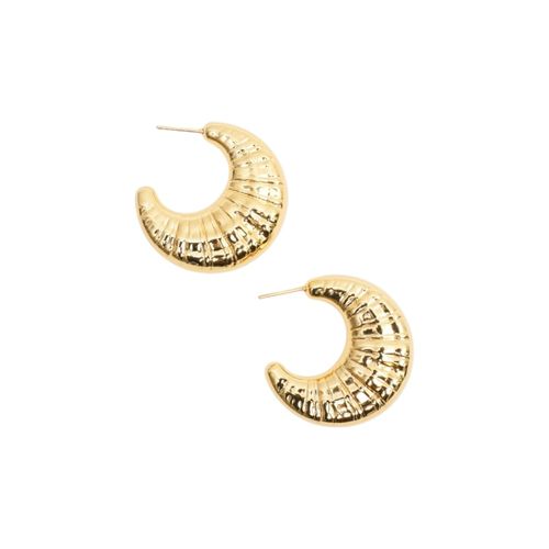 Aretes funky fish dorado