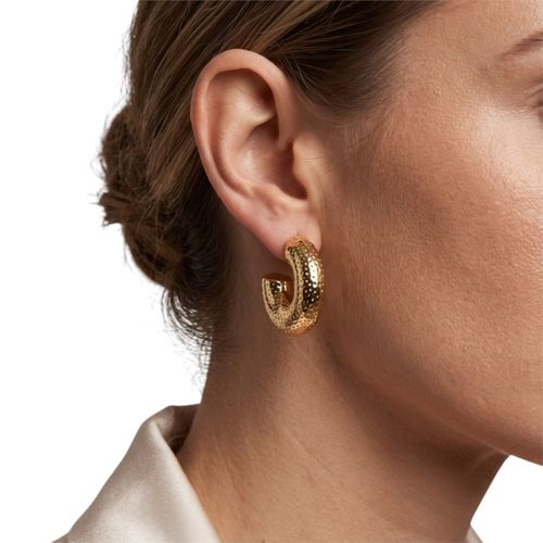 Aretes funky fish dorado