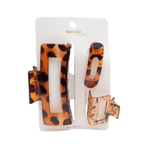 Set de vinchas funky fish animal print