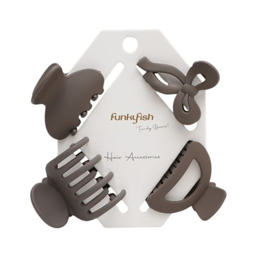 Set de pinzas para cabello funky fish cafe